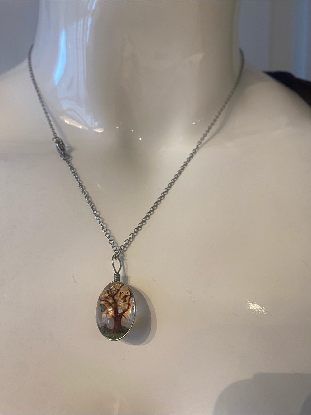 Elegant Tree Pendant Necklace